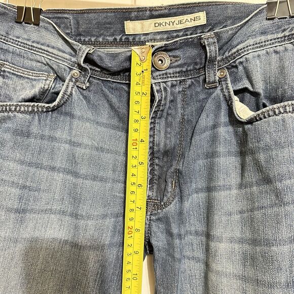DKNY Men’s Jeans Denim Jeans 32x32 Straight Relaxed Distressed Y2K - Picture 9 of 11